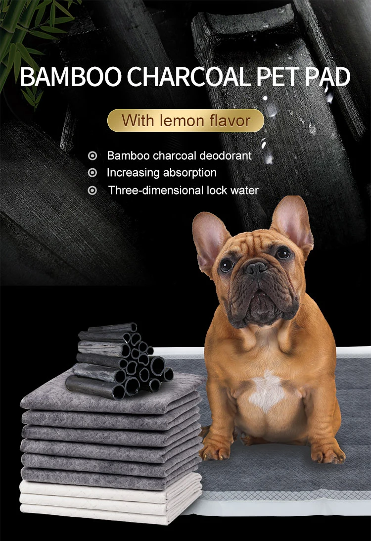 Deodorization Carbon Bamboo Charcoal Disposable Pet Dog PEE Pad for Potty Urine Training