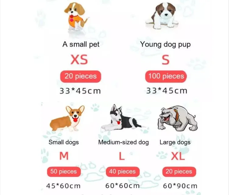Bamboo Charcoal Puppy Dog Pet PEE Training Urine Pad