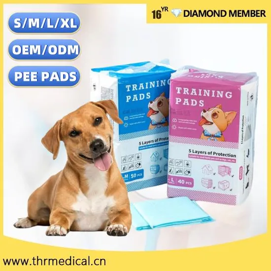 OEM Available S M L XL Puppy Dog Training Pads Disposable Pet Urine Pad