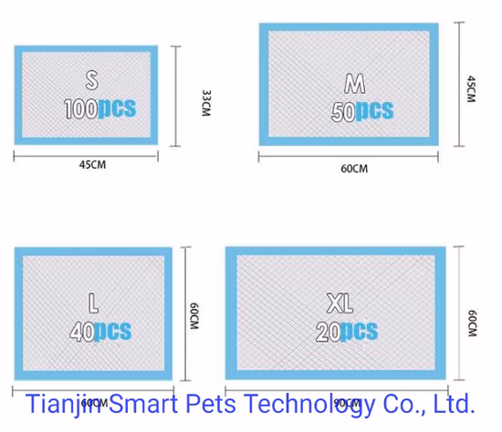 High Absorbent Soft Breathable Disposable Pet Dog Cat Training Pad