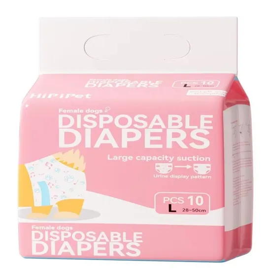 Disposable Pet Diapers for Males Females Dogs Absorbent Doggy Disposable Underwear Physiological Pants for Dogs Puppy 