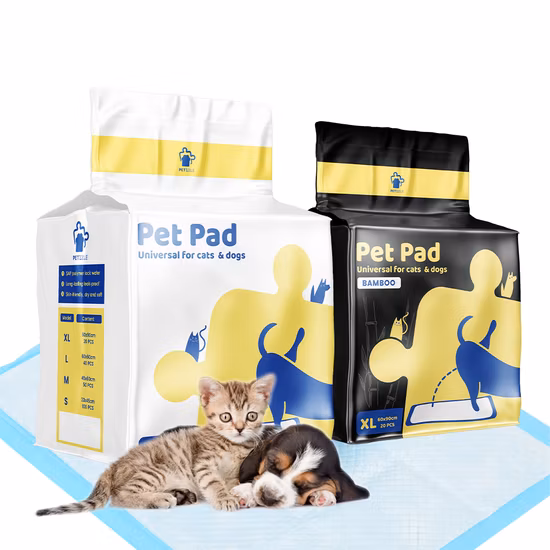 Pet Training Pads Disposable Pad Customized Size and Deodorization Diaper Cleaning Care Pet Pad