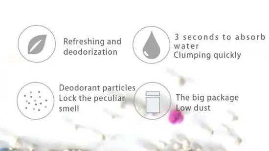 Pet Cleaning Product Scented Clumping Cat Toilet Bentonite Sand 
