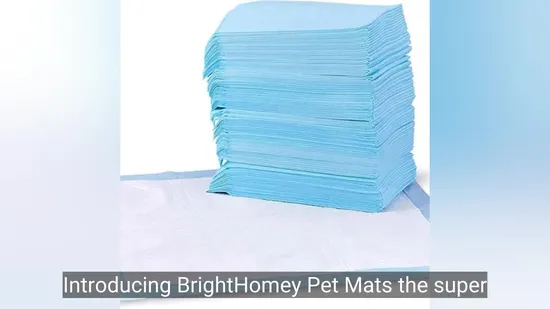 Brighthomey Disposable Quickdrying Dog Pad Suitable for Most Dog Cat Rabbit 