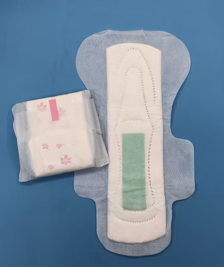 Disposable Maxi Female Cotton Sanitary Pads with OEM Brands
