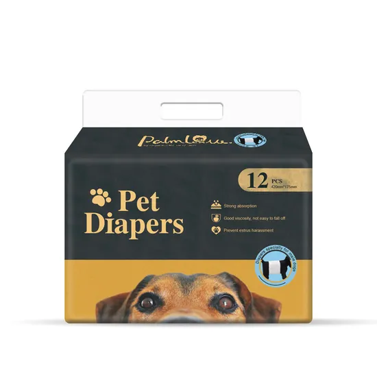 Palmpets Pet Diaper for Male Pet Diapers Dog Breathable Economic Pet Diaper 
