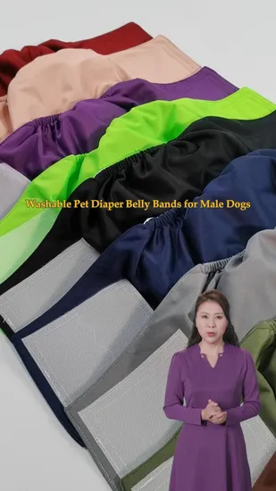 Washable Male Dog Belly Wrap Dog Diapers 
